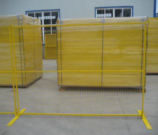 Multi Color Temporary Metal Security Fencing Panels Protect Private Assets