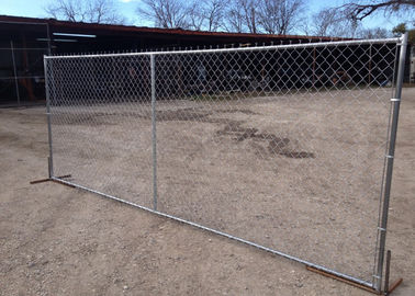 El panel temporal 60X60m m de la barrera de la cerca de la alambrada para el emplazamiento de las obras